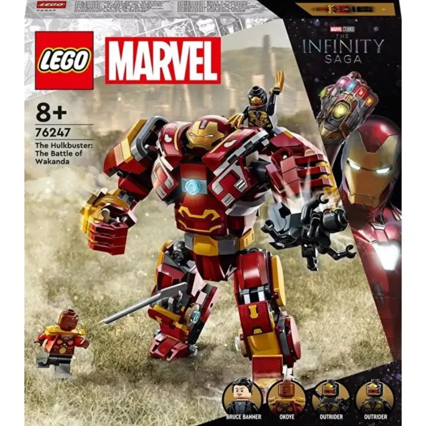 LEGO Marvel Hulkbuster: Wakanda Savaşı Oyuncak Yapım Seti 76247 - 2