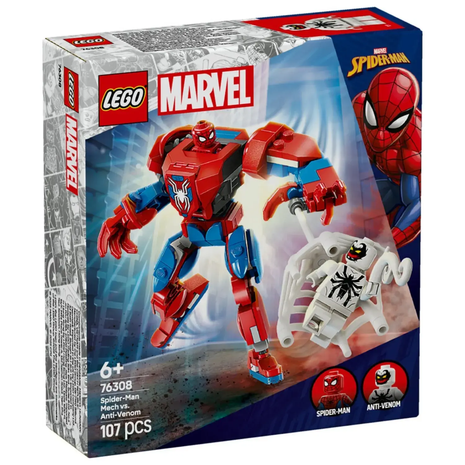 LEGO Marvel Örümcek Adam Robotu, Anti Venom'a Karşı 76308 | Satın Al