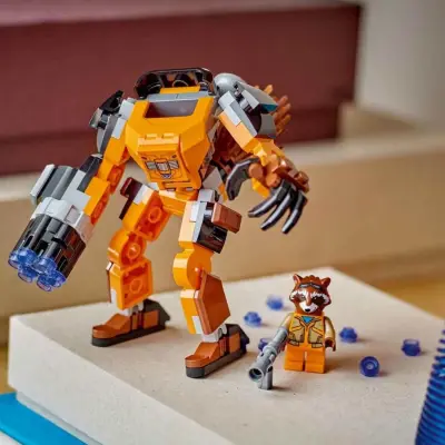 LEGO Marvel Rocket Robot Zırhı Oyuncak Yapım Seti 76243  - 5
