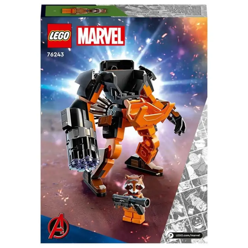 LEGO Marvel Rocket Robot Zırhı Oyuncak Yapım Seti 76243  - 11