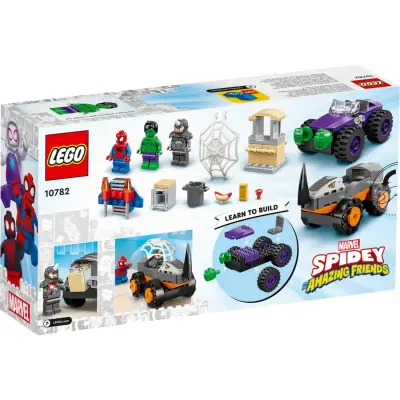 LEGO Marvel Spidey ve İnanılmaz Arkadaşları Hulk, Gergedan Kamyona Karşı 10782 (1)
