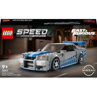 LEGO Speed Champions Daha Hızlı Daha Öfkeli Nissan Skyline GT-R (R34) 76917 - 3