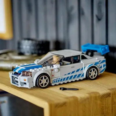 LEGO Speed Champions Daha Hızlı Daha Öfkeli Nissan Skyline GT-R (R34) 76917 - 4
