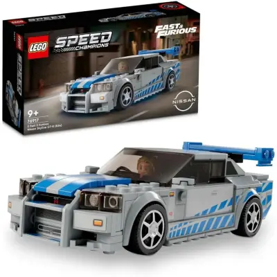 LEGO Speed Champions Daha Hızlı Daha Öfkeli Nissan Skyline GT-R (R34) 76917 - 5