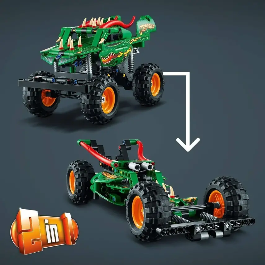 LEGO Technic Monster Jam Dragon 42149 - 7