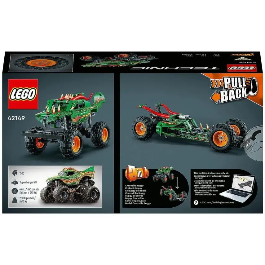 LEGO Technic Monster Jam Dragon 42149 - 9