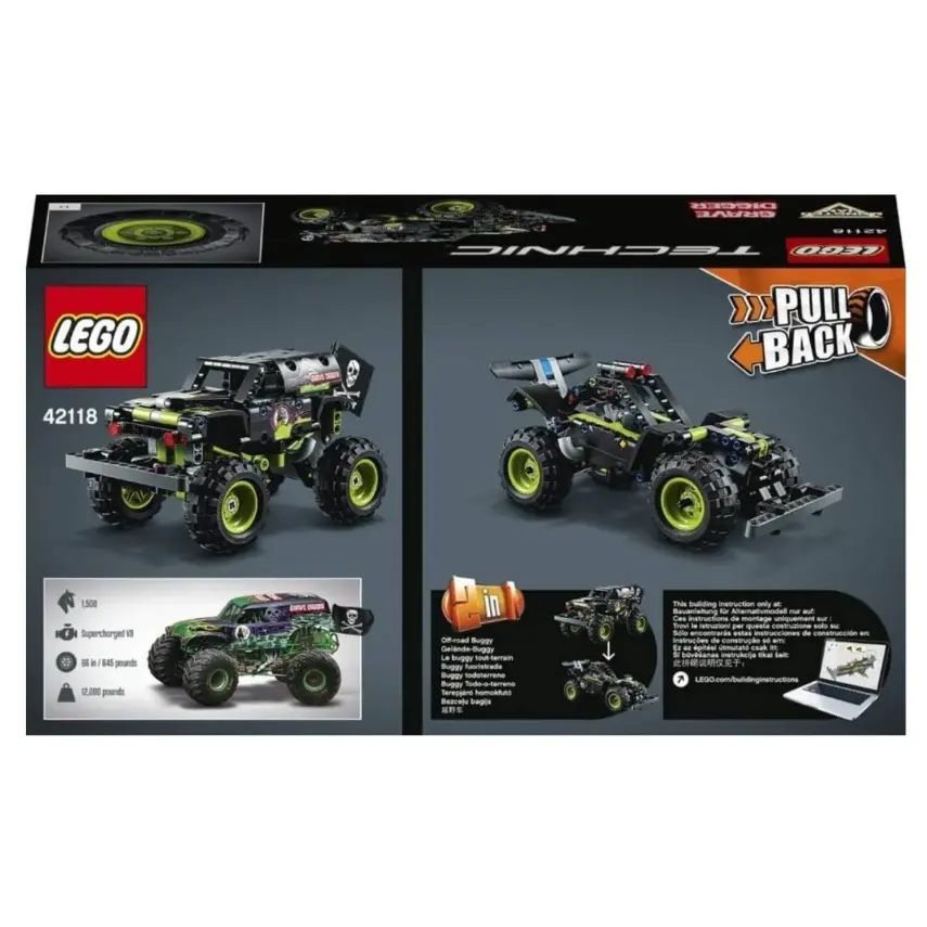 LEGO Technic Monster Jam Grave Digger 42118 - 5