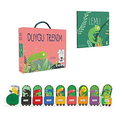 Lemu- Duygu Trenim 18 Parça Puzzle ve Kitap