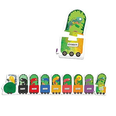 Lemu- Duygu Trenim 18 Parça Puzzle ve Kitap - 4