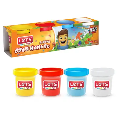 Lets 4 Renk Oyun Hamuru 460 Gr L8440