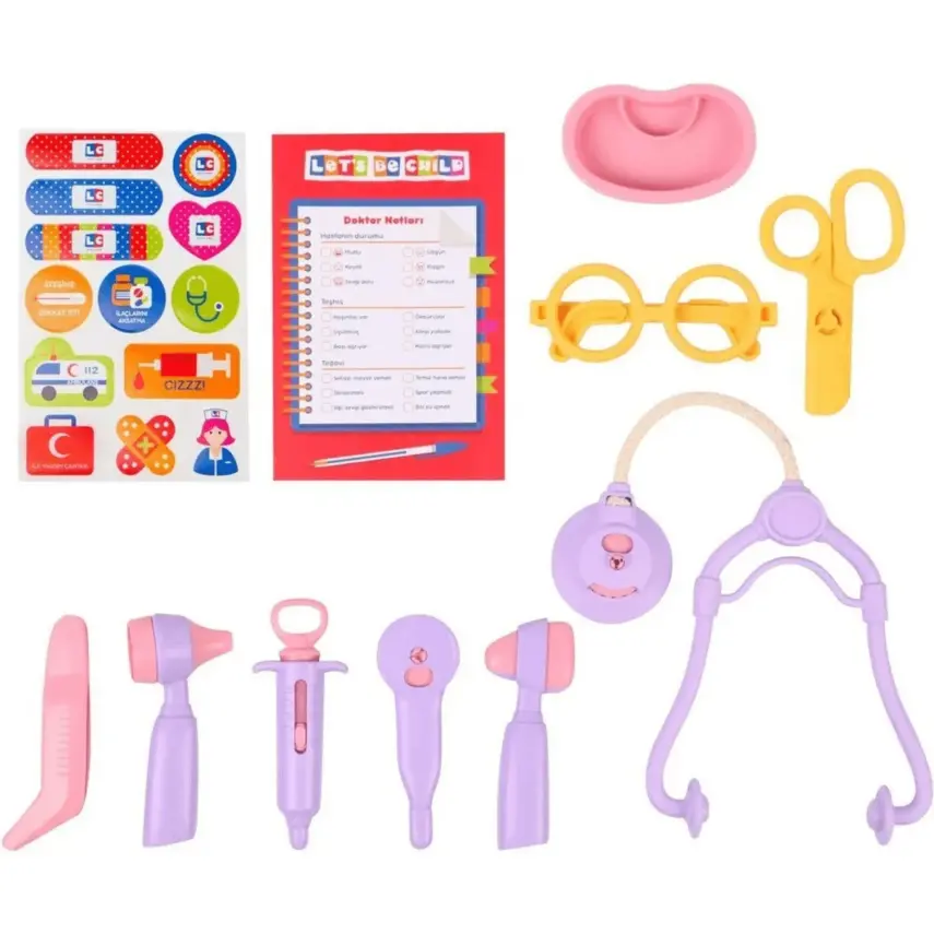 Lets  Be Child Çantalı Oyuncak Doktor Seti - 7