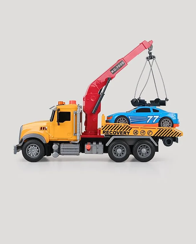 Let's Drive Sesli ve Işıklı Çekici Kamyon - 7