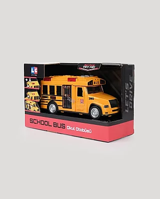 Let's Drive Sesli ve Işıklı Okul Otobüsü