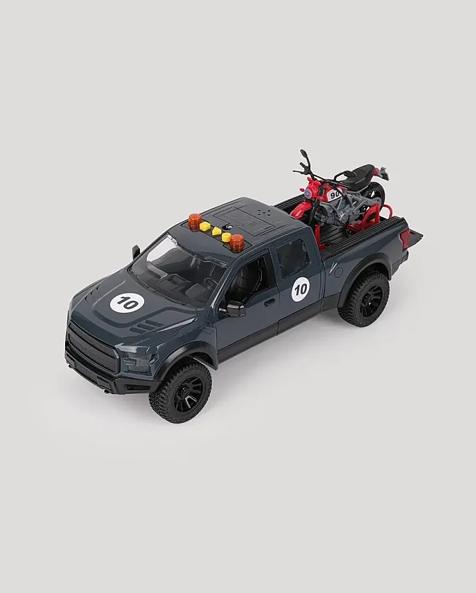 Let's Drive Sesli ve Işıklı Pikap ve Motosiklet - 6