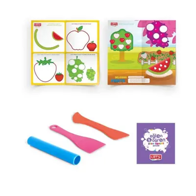 Lets Lezzetli Meyveler Matlı Oyun Hamuru 5x100 Gr. L9009 (1)