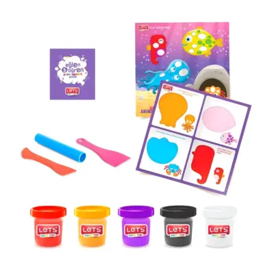 Lets Oyun Hamuru Deniz Canlıları Matı 5x100 Gr. L9012