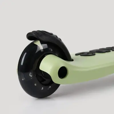 Let's Ride Işıklı Katlanabilir 3 Tekerlekli Scooter- Yeşil - 7