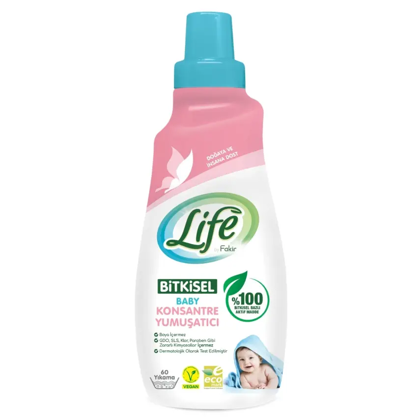 Life by Fakir Baby %100 Bitkisel Konsantre Yumuşatıcı 1500 ml - 1