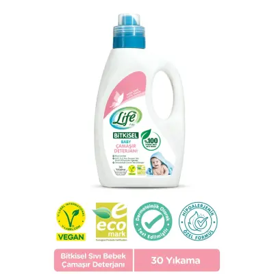 Life by Fakir Baby Bitkisel Bazlı Sıvı Çamaşır Deterjanı 1500 ml - 4