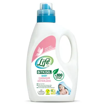 Life by Fakir Baby Bitkisel Bazlı Sıvı Çamaşır Deterjanı 1500 ml (1)