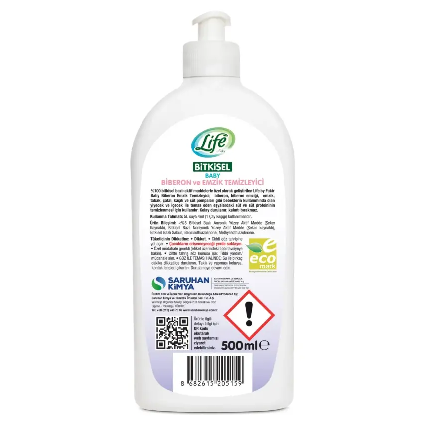 Life by Fakir Biberon Temizleyici 500 ml - 2