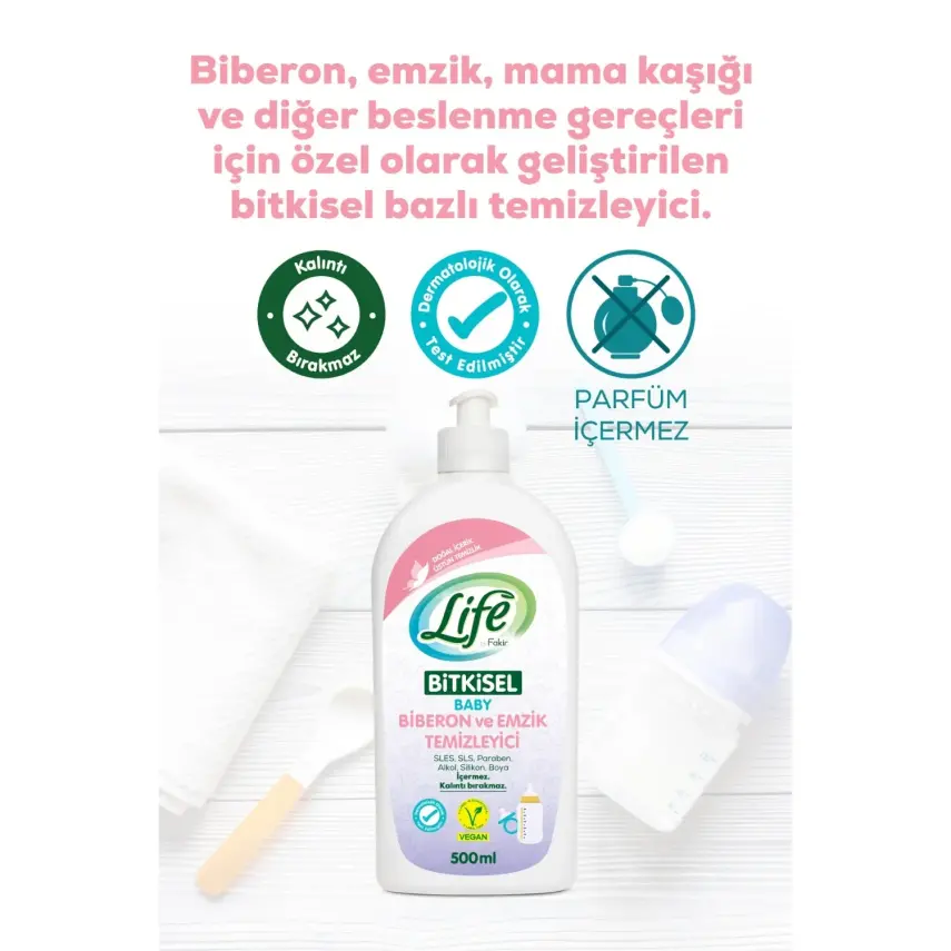 Life by Fakir Biberon Temizleyici 500 ml - 4
