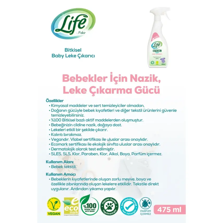 Life by Fakir Leke Çıkarıcı 475 ml - 2