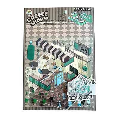 Lino 3D Sticker Set Coffee Shop