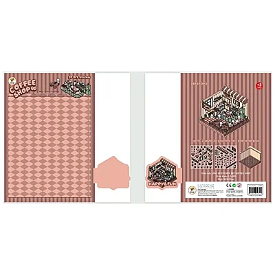 Lino 3D Sticker Set Coffee Shop - 3