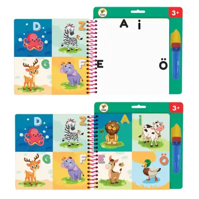 Lino Aqua Sihirli Boyama Kitabı Eğlenelim, Öğrenelim (1)