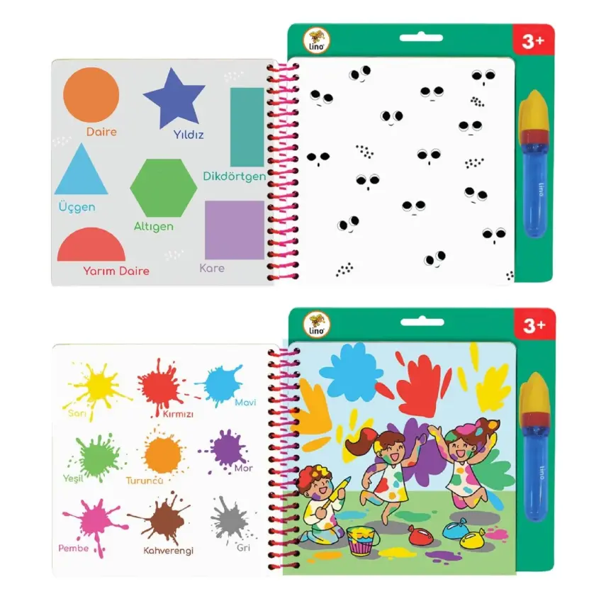 Lino Aqua Sihirli Boyama Kitabı Eğlenelim, Öğrenelim - 3