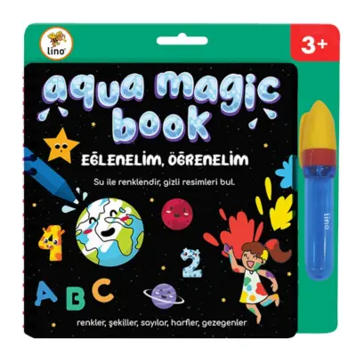 Lino Aqua Sihirli Boyama Kitabı Eğlenelim, Öğrenelim