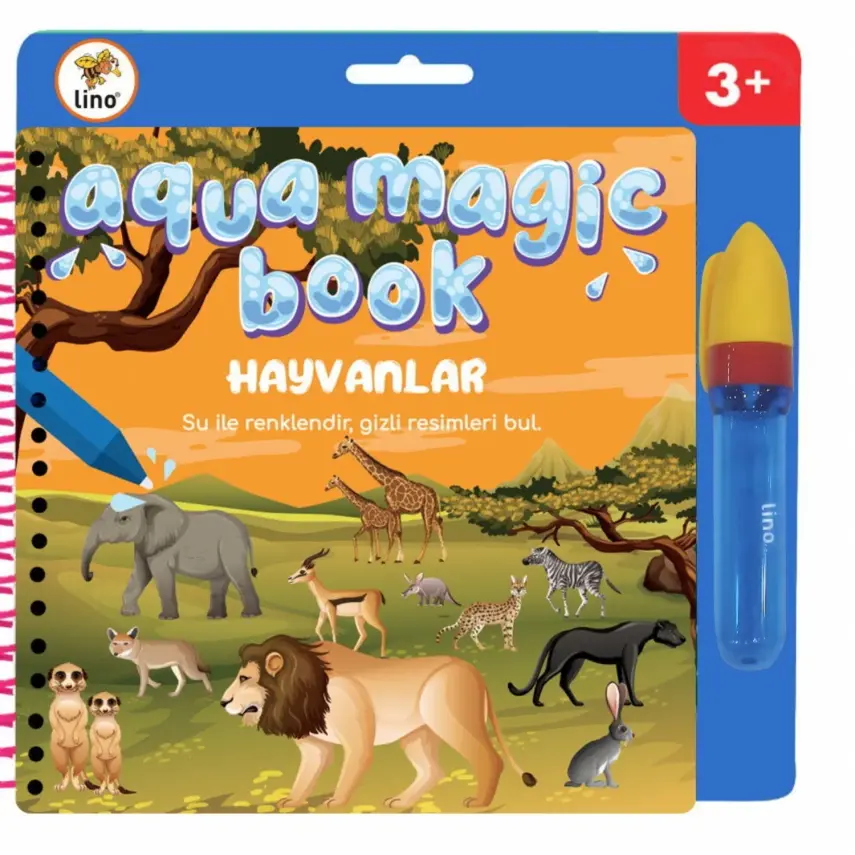 Lino Aqua Sihirli Boyama Kitabı Hayvanlar - 1