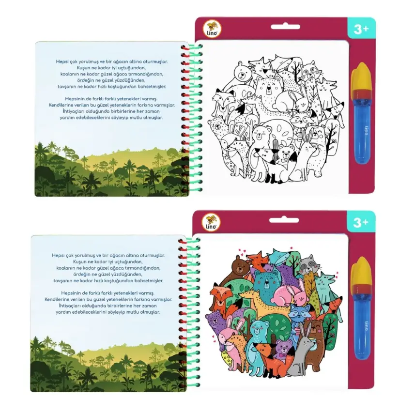 Lino Aqua Sihirli Boyama Kitabı Mandala - 2