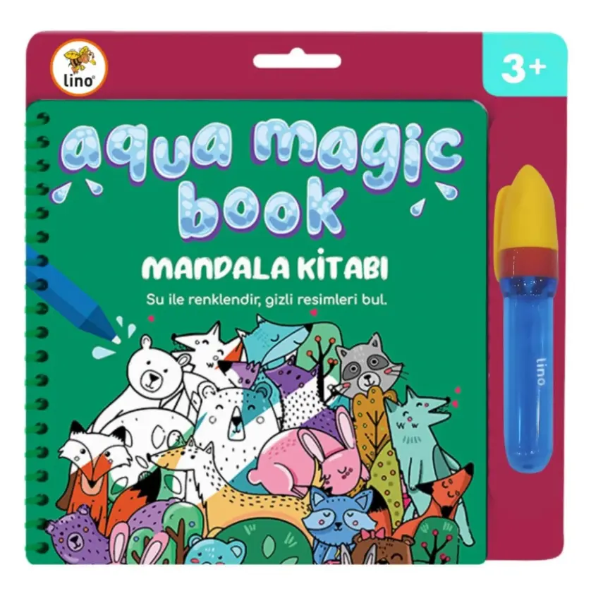 Lino Aqua Sihirli Boyama Kitabı Mandala - 1