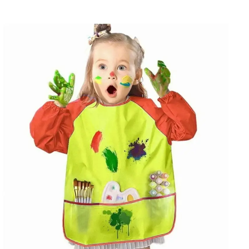 Lino Boyama Önlüğü 4-6 Yaş Su Geçirmez - 1