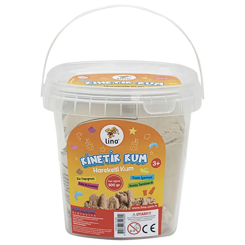 Lino Kinetik Kum 500 Gr Doğal Kova - 1