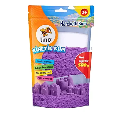 Lino Kinetik Kum 500 Gr Mor Doypack