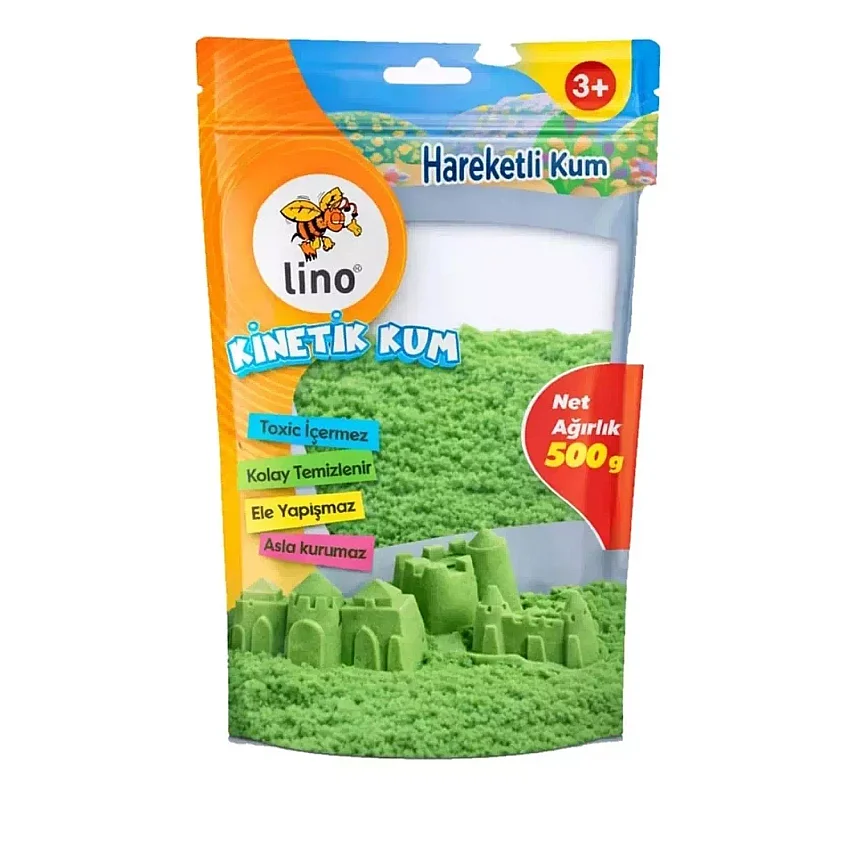 Lino Kinetik Kum 500 Gr Yeşil Doypack - 1