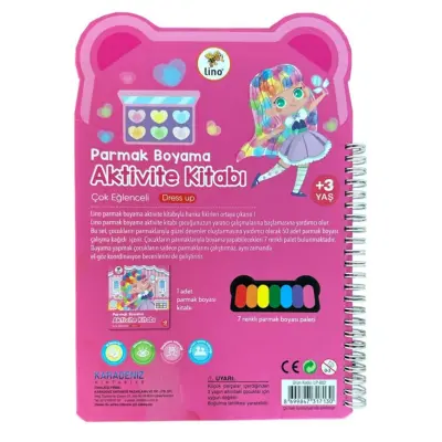 Lino Parmak Boyama Aktivite Kitabı Dress Up (1)