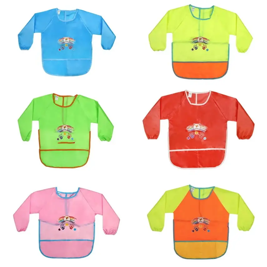 Lino Su Geçirmez Boyama Önlüğü 8-10 Yaş  - 1