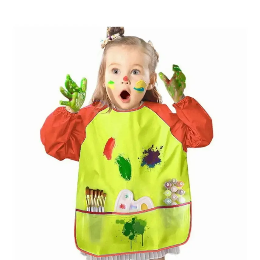 Lino Su Geçirmez Boyama Önlüğü 8-10 Yaş  - 2