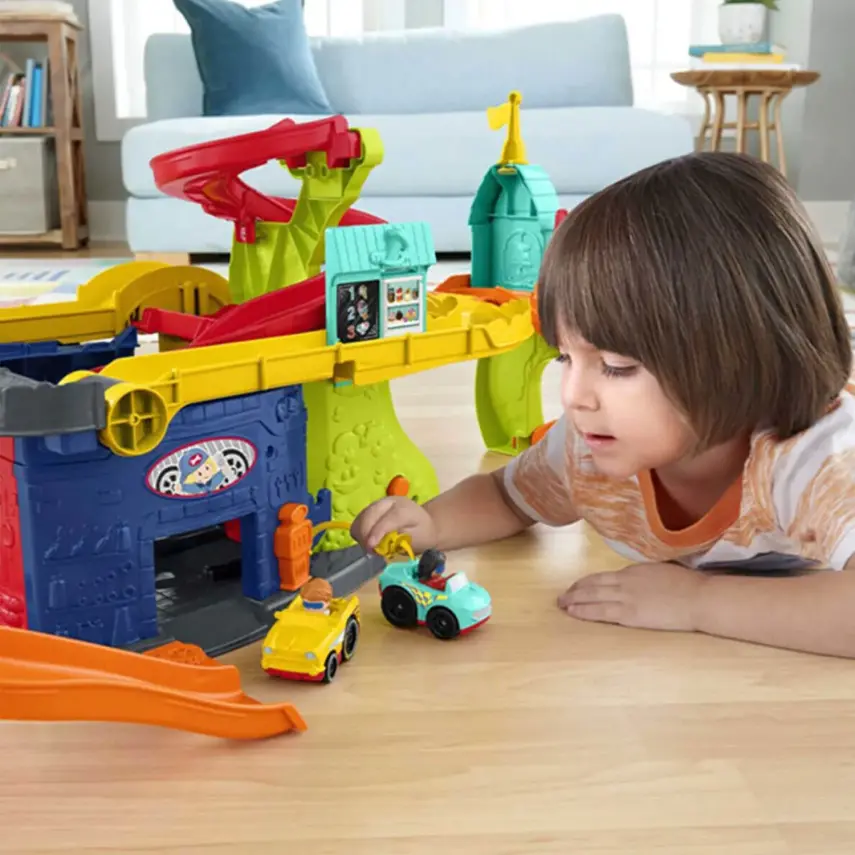 Little People Wheelies Şehri Oyun Seti - 2