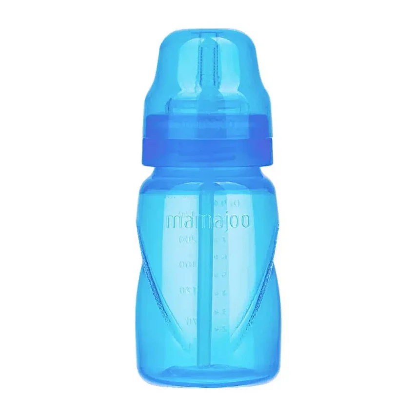Mamajoo Akıtmaz Pipetli Bardak 270 ml Mavi - 1