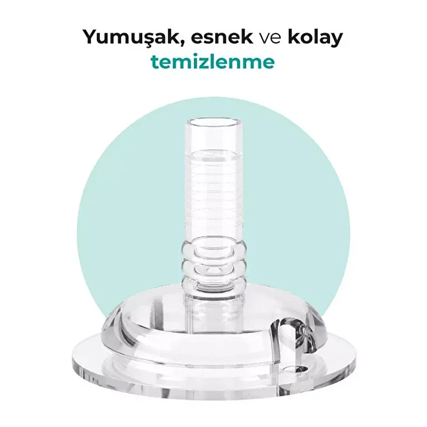 Mamajoo Akıtmaz Pipetli Bardak 270 ml Mavi - 4