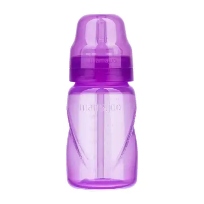 Mamajoo Akıtmaz Pipetli Bardak 270 ml Mor - 1