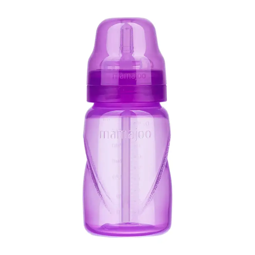 Mamajoo Akıtmaz Pipetli Bardak 270 ml Mor - 1