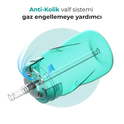 Mamajoo Akıtmaz Pipetli Bardak 270 ml Yeşil  - 3