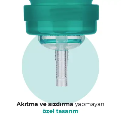 Mamajoo Akıtmaz Pipetli Bardak 270 ml Yeşil  - 5