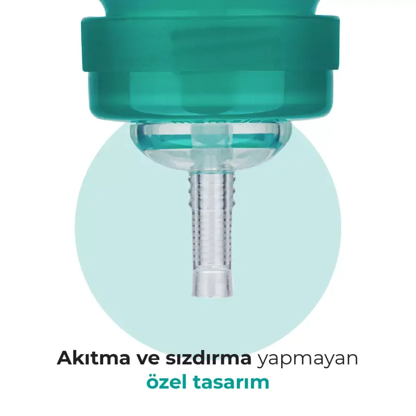 Mamajoo Akıtmaz Pipetli Bardak 270 ml Yeşil  - 5